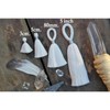 Pure White: You Dye It, Handmade Cotton Tassels, Assorted Sizes