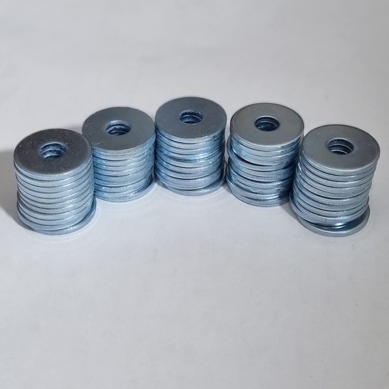 Washers M6 DIN125 A-Shape Flat Galvanised Washers Body Washers Galvanised
