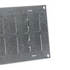 200x150 mm (8x6") Sliding Grille Made of Sheet Steel, galvanised