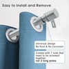Byondeth Curtain Rods for Windows 16 to 120 Inches Adjustable