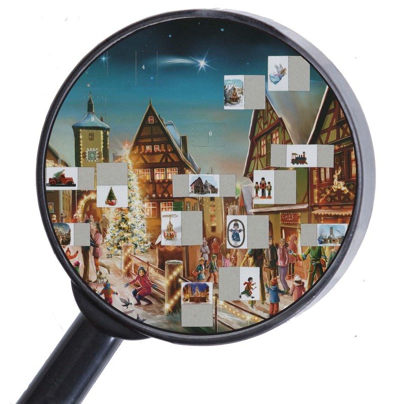 Adventskalender "Rothenburg Plönlein": Papier Adventskalender