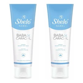 2 Cremas Sheló Baba Caracol Manos De Seda Rejuvenece Aclara