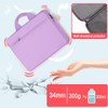 Hseok Laptop Case 13.3-14 inch Briefcase Handbag, Water-Resistant and Shockproof