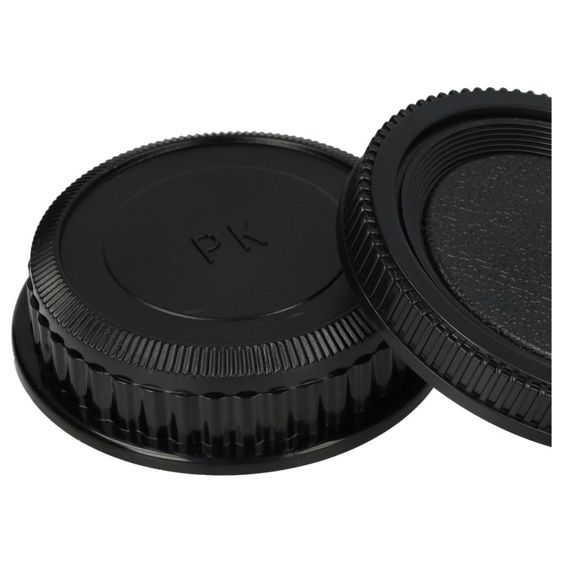 vhbw Lens Cap Set Compatible with Pentax K-30, K-5, K-50,
