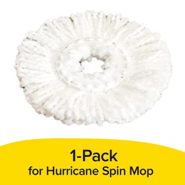 Hurricane Spin Mop Replacement Mop Head by BulbHead, Blue