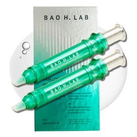 BAO_H.LAB Hair Loss Care Ampoule for Hair Thinning & Shedding, Healthier Scalp & Thicker Fuller Looking Hair in One Month Hair Care Solution, Non-oily Non-greasy 2 Ampoules in One Pack Korean Haircare