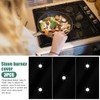 3Pcs Non-Dirty Stove Burner Cover Range Protector Gas Hob Top