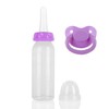 Adult Bottle with Big Sized Pacifier Set (Purple)