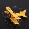Vintage Metal Plane Crafts Retro Aircraft Model Biplane Aircraft Ornaments