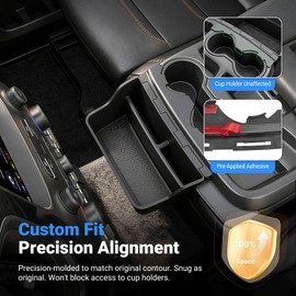 CZmenghe Center Console Hanging Organizer Compatible with 2019-2026 Chevy Silverado GMC Sierra 1500 20-26 2500HD 3500HD Split-Bench Hanging Tray Replacement for 2019-2026 Chevy Silverado Accessories