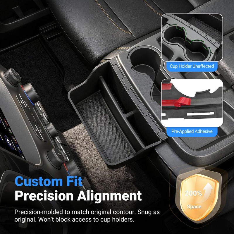 CZmenghe Center Console Hanging Organizer Compatible with 2019-2026 Chevy Silverado