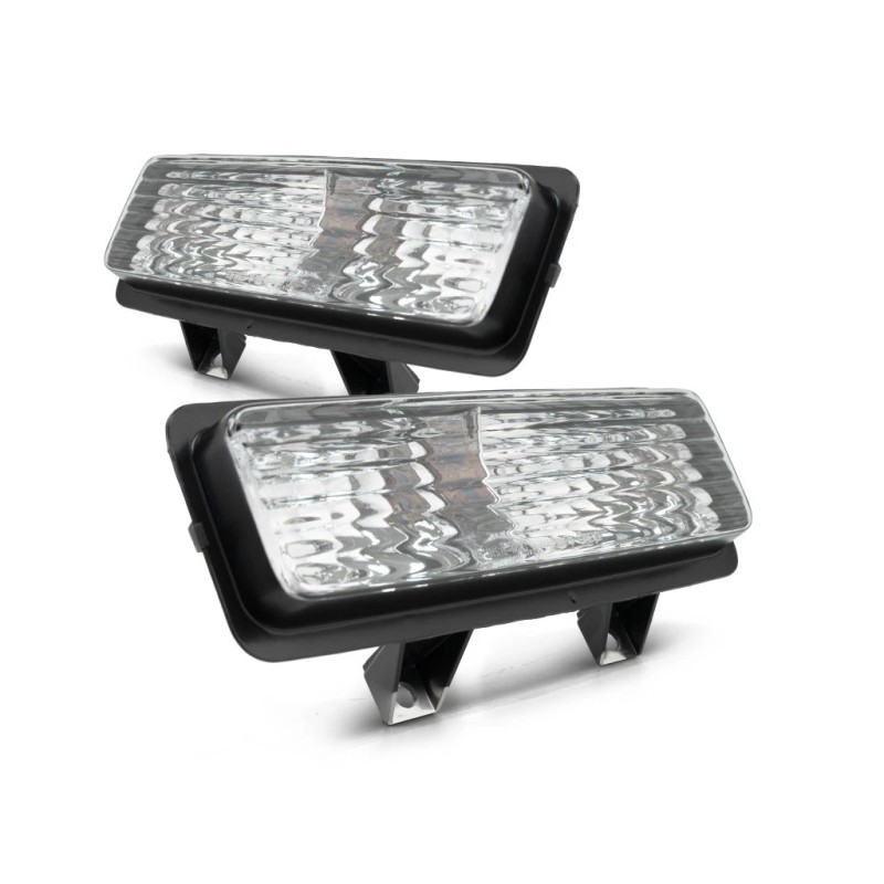 Carlights360 For 1989-1991 Chevy Blazer Pair Signal Lights Driver and