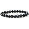 Men's Women's Onyx Bracelet, Black Agate, Natural Stone, Power Stone,