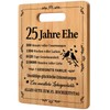 Joyvado Silver Wedding Anniversary Gifts, Bamboo Chopping Board to Celebrate