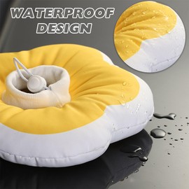 BSITSSS Cat Collar, Adjustable Cat Collar, Soft Collar for Cats, Waterproof Cat Collar, Cotton Cat Collar, Protection Against Licking and Scratching After Surgery (M|Yellow)