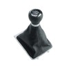 Gear Knob 6 Gears + Gear Stick Boot in Black