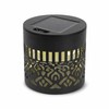 Solar Fence Light for Outdoor Walls – Datura Floral Metal
