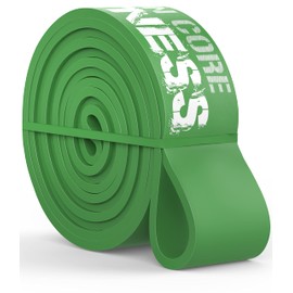 Iron Core Fitness Green Resistance Band Heavy Long Loop Band. Pull Up Assistance Bands for Men Crossfit Assist.