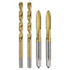 sourcing map Metric Tap & Drill Bit Set, 2pcs M6