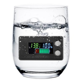 DROK Waterproof Battery Monitor 12V 24V 36V 48V 72V Battery Meter 8-100V, Battery Capacity Tester LCD Display Color Screen Backlight, Fit for Car Golf Cart RV Marine