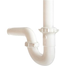 San ye ma Fits Most Sinks Complete Kitchen Drain Repair Kit,Bathroom Basin Sink Bottle P Trap,Lavatory Sink Waste Drain P-Trap Kit, Pls Measure ur Sink Hole Size Before Order. (white)