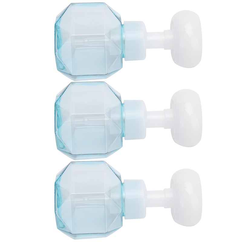 3Pcs PETG Flower Foam Bottle 300ml Mousse Pump Bottle Hand