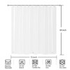 YISURE Frosted Shower Curtain Liner, PEVA Shower Curtains 84 inch