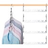 H HOME-MART Coat Hanger, 4 Pack Space Saving Hanger, Magic