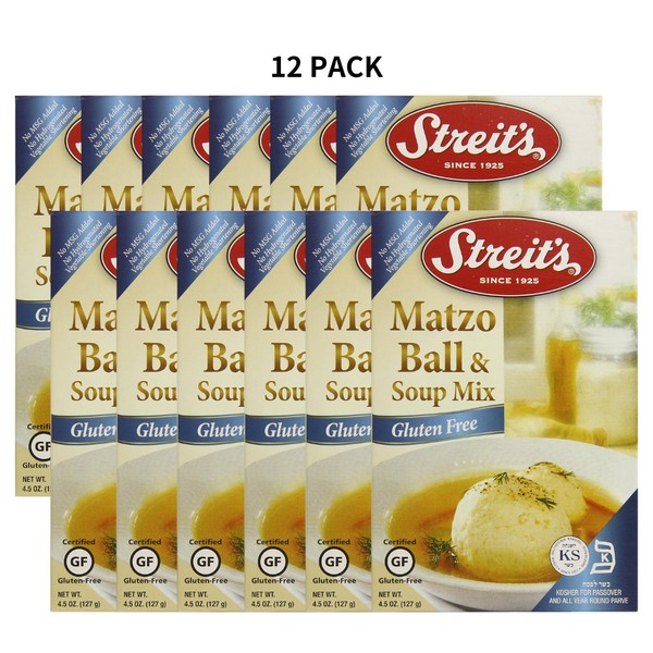 Streit’s 12 PACK Streit's Gluten Free Matzoh Ball Mix, 4.5