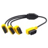 OLLGEN 1.6ft/50cm OBD2 Splitter Cable,3 Way OBD-II Extension Cable,Full 16