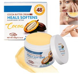 Cocoa Butter Cream – 48-Hour Moisturizer For Dry Skin, Smooths And Moisturize Body & Face Cream With Cocoa Butter Oil For Women & Men