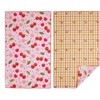 WerkShoppe Cherry Hearts Microfiber Towel