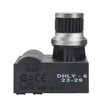 GasSaf 6 Outlet AA Battery Silver Cap Push Button Chrome