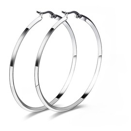 HUGE TOMATO Large Gold Hoop Earrings for Women, Hypoallergenic Earrings, Golden Earrings Large, Stainless Steel, No Gemstone