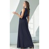 KOH KOH Petite Womens Long Sleeveless Bridesmaid Halter Neck Wedding