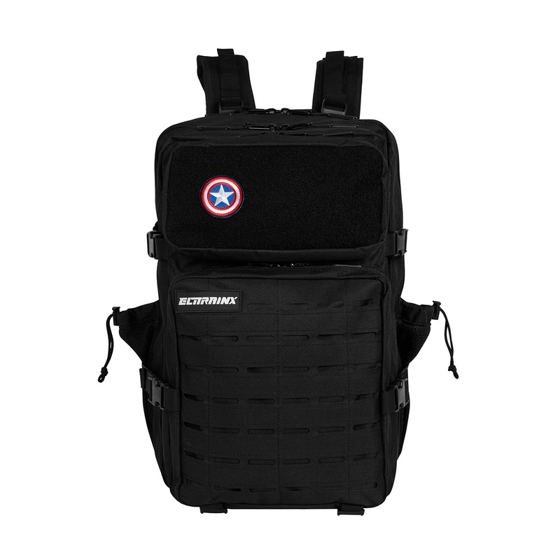 Elitex Training Captain America Embroidered Velcro Patch for Backpacks and