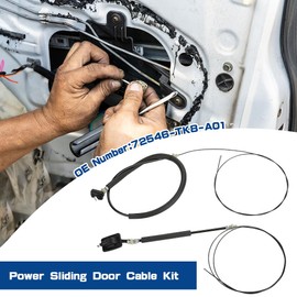 Guteauto Power Sliding Door Cable Kit 72546-TK8-A01 72546TK8A01 Replacement for Honda Odyssey 3.5L V6 - Gas 2011-2015 (EX, EX-L, LX, Touring, Touring Elite) W/O Motor Rear LH or RH
