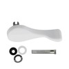 Brixwell Patio Door Handle Thumbturn Kit Full Tail, Aluminum Material,