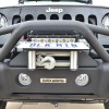 Black Mountain Flip-Up License Plate Holder Winch Roller Fairlead Hinge
