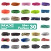 Maxx laces, Flat Elastic Shoelaces with Adjustable Tension, in Various
