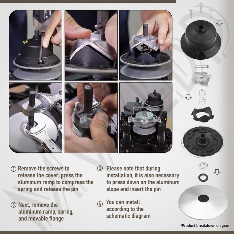 GT79253 for General Transmission Driven Kit RS800 Driven Pulley Kit