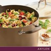 Anolon Advanced Home Hard-Anodized Nonstick Wide Stock Pot/Stockpot (10-Quart, Bronze)