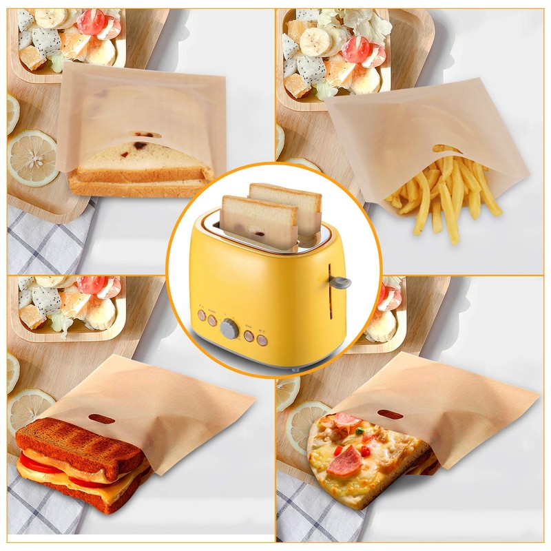 10 Toaster Bags Reusable grilled cheese bags Non Stick Toaster