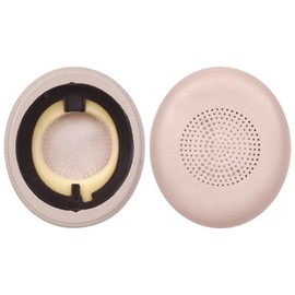 Geekria QuickFit Replacement Ear Pads for Jabra Evolve2 65 UC, Evolve2 65 MS, Evolve2 40 UC, Evolve2 40 MS, Elite 45h Headphones Ear Cushions, Headset Earpads, Ear Cups Cover Repair Parts (Beige)