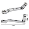 Hoypeyfiy Motorcycle Heel Toe Gear Shift Lever Gear Shift Pedal