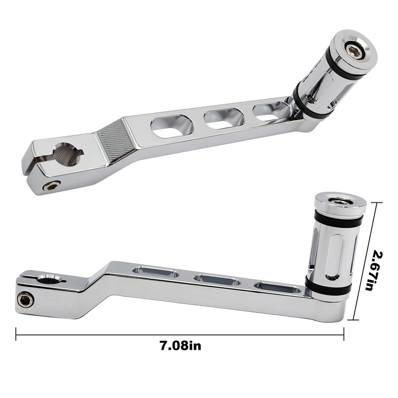 Hoypeyfiy Motorcycle Heel Toe Gear Shift Lever Gear Shift Pedal