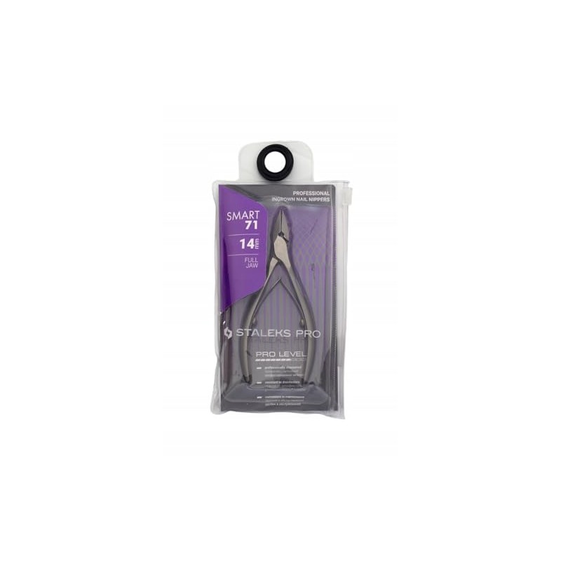 STALEKS PRO Pinzas profesionales para uñas de 14 mm NS-71-14
