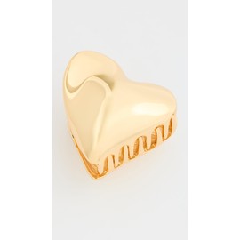 LELET NY Women's Gigi Heart Petite Claw Clip, Gold, 1 Count