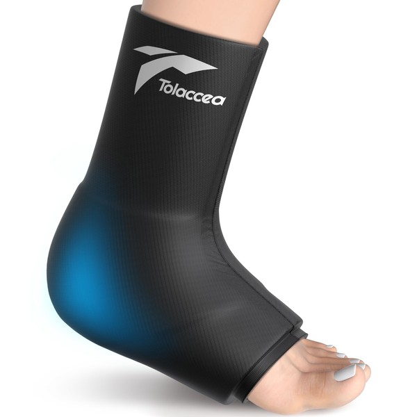 Tolaccea Ankle Ice Pack Wrap PRO for Injuries, Foot Ice