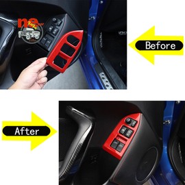 car-king888 For Toyot-a 86/Subaru BRZ 12-20 ABS Red Accessories Cover Interior Decorate Kit